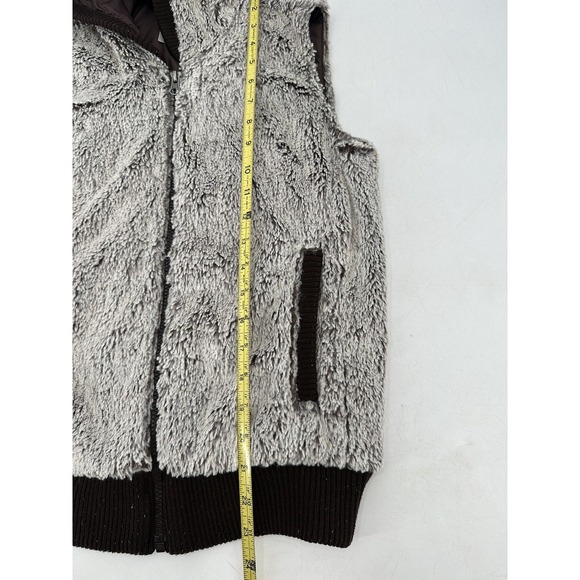 Patagonia‎ Conejo Furry High Pile Brown Fleece Women's Hoodie Vest Sz S Zip Up - Picture 5 of 6